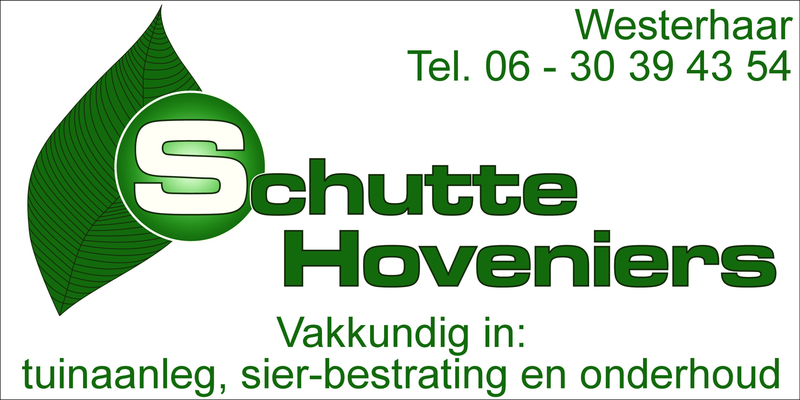 Schutte hoveniers  - Hoveniers bedrijf