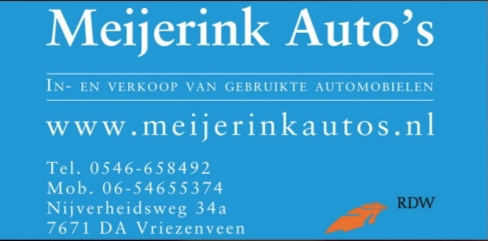 Meijerink auto's - Uw betrouwbare partner sinds 1999